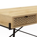 Naive Megapap melaminde working desk in sapphire oak color 113.4x60x77.5cm.