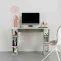Papillon Megapap melamine study desk in ash green - white 106x50x75cm.