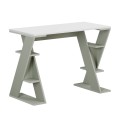 Papillon Megapap melamine study desk in ash green - white 106x50x75cm.
