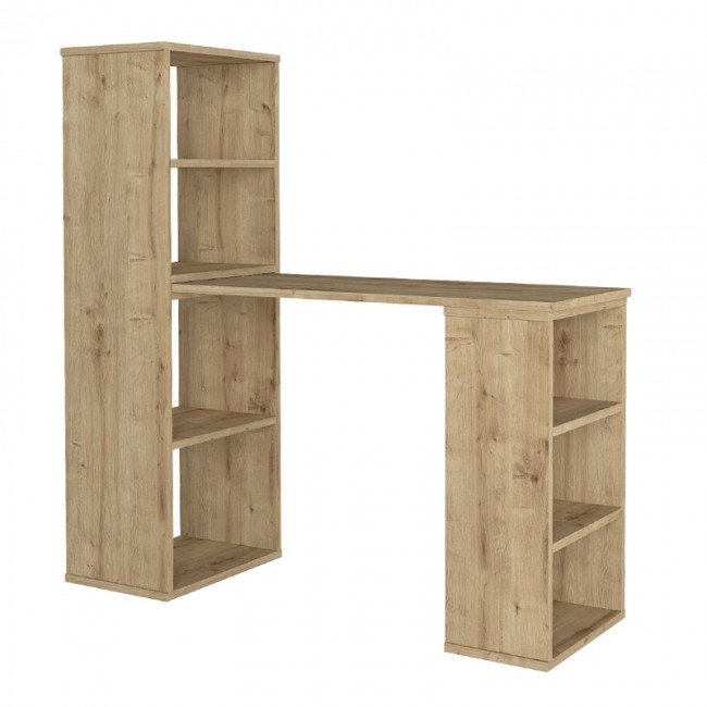 Γραφείο εργασίας πολυμορφικό Last Megapap χρώμα sapphire oak 119x44,7x123εκ. Γραφείο εργασίας πολυμορφικό Last Megapap χρώμα sapphire oak 119x44,7x123εκ.