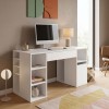 Pontus Megapap melamine desk in white color 145x60x74,4cm.