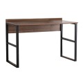 Rana Megapap metal - melamine study desk in walnut - black color 120x60x78.8cm.