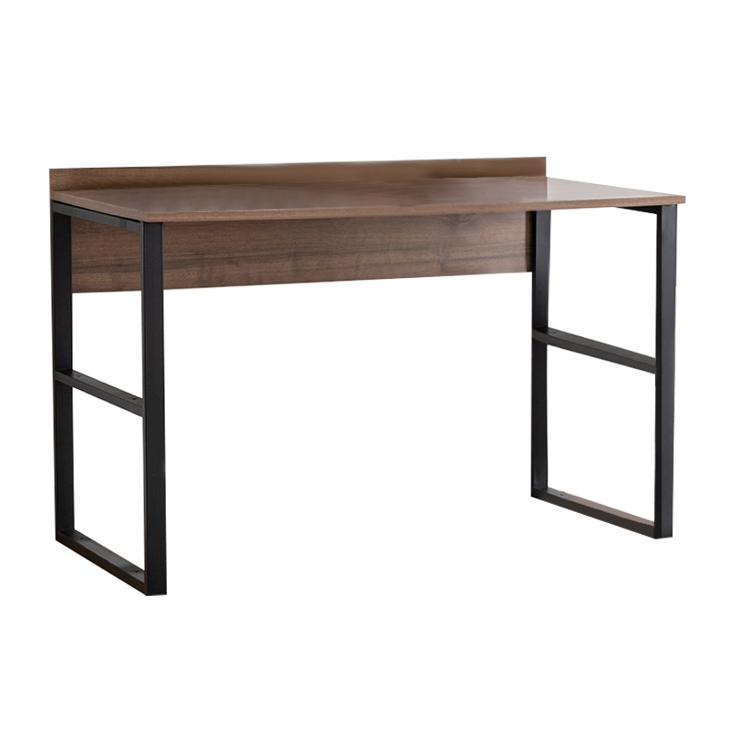 Rana Megapap metal - melamine study desk in walnut - black color 120x60x78.8cm.