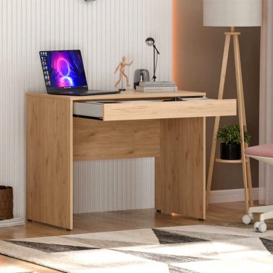 Vareno Megapap melamine desk in florida oak color 90x55x75cm.