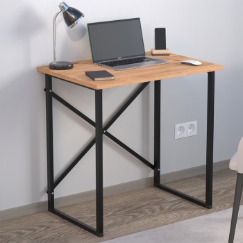 Γραφείο εργασίας Verne Megapap χρώμα pine oak 75x52x73,8εκ. Γραφείο εργασίας Verne Megapap χρώμα pine oak 75x52x73,8εκ.