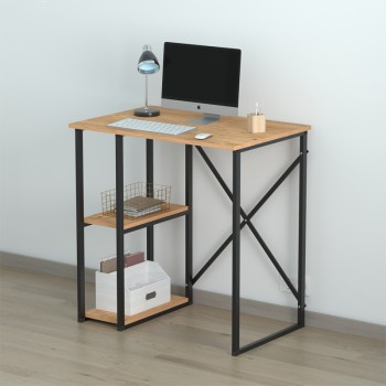 Γραφείο εργασίας Verno Megapap χρώμα pine oak 90x59,8x92,8εκ. Γραφείο εργασίας Verno Megapap χρώμα pine oak 90x59,8x92,8εκ.