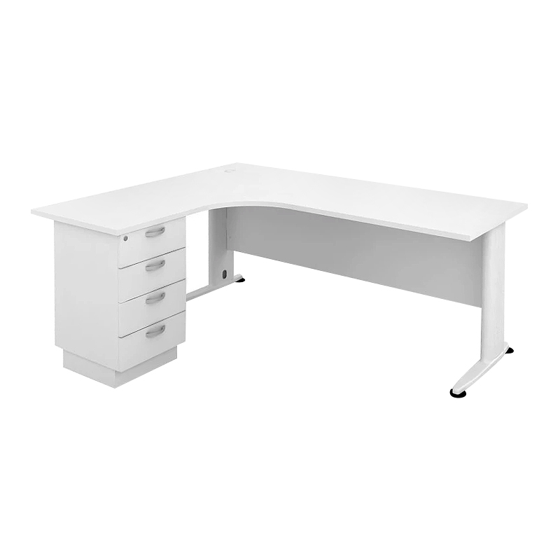 SUPERIOR COMPACT Αριστερή Γωνία, Απόχρωση Άσπρο 180x70x75 / 150x60x75cm