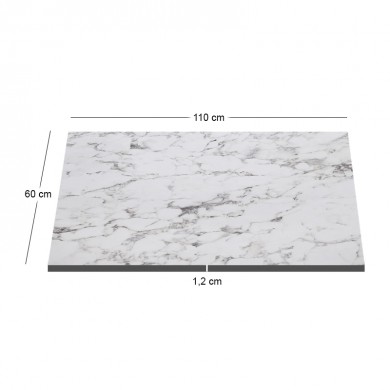 HPL Επιφάνεια Τραπεζιού Απόχρωση Marble