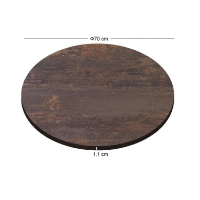 HPL Επιφάνεια Τραπεζιού Απόχρωση Walnut Vintage