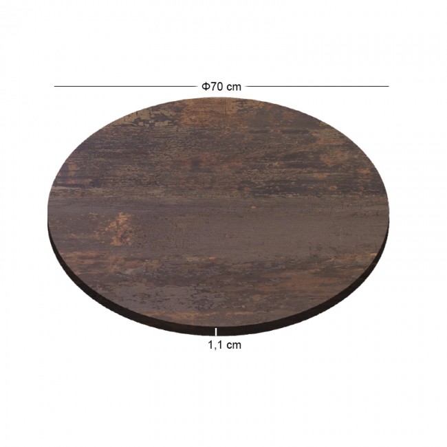 HPL Επιφάνεια Τραπεζιού Απόχρωση Walnut Vintage