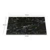 HPL (High Pressure Laminated) Επιφάνεια Τραπεζιού Απόχρωση Black Marble, UV 60x110cm/12mm