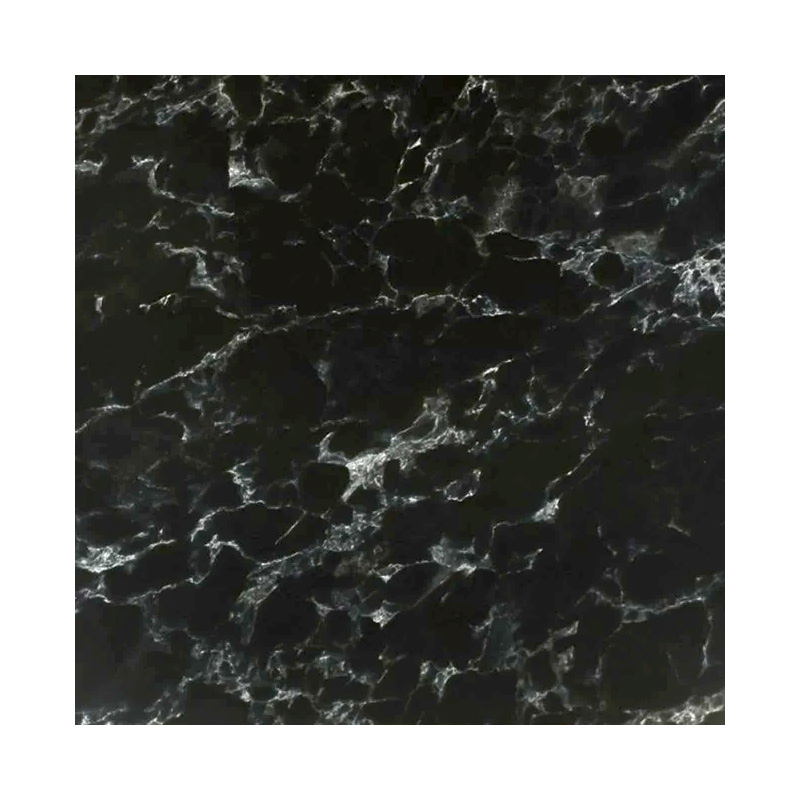 HPL Table Top 60x60cm/12mm Black Marble (UV)