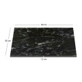 HPL Table Top 60x80cm/12mm Black Marble (UV)