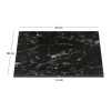 HPL (High Pressure Laminated) Επιφάνεια Τραπεζιού Απόχρωση Black Marble, UV 80x80cm/12mm