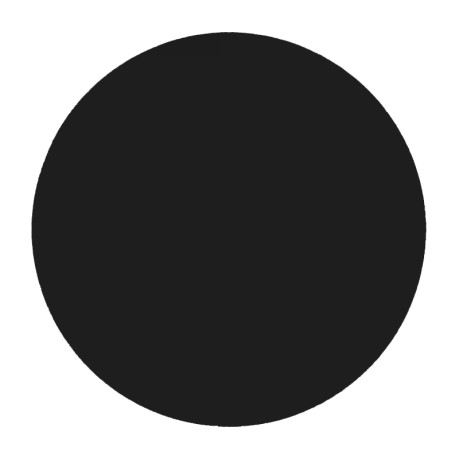 HPL Table Top D.60cm/12mm Black (UV)