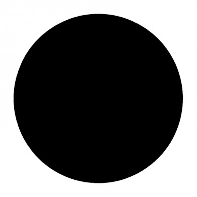 HPL Table Top D.70cm/12mm Black (UV)