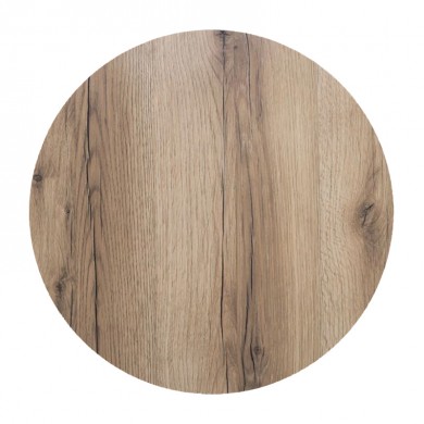 HPL (High Pressure Laminated) Επιφάνεια Τραπεζιού Απόχρωση Natural Wood, UV Φ120cm/12mm