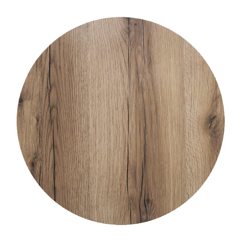 HPL Table Top D.80cm/12mm Natural Wood (UV)