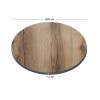 HPL (High Pressure Laminated) Επιφάνεια Τραπεζιού Απόχρωση Natural Wood, UV Φ80cm/12mm