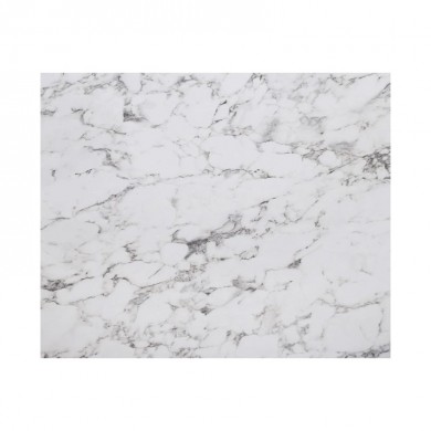 HPL Table Top 60x110cm/12mm White Marble (UV)