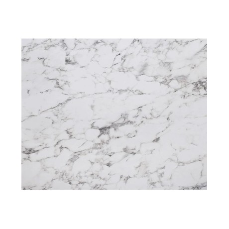 HPL Table Top 60x110cm/12mm White Marble (UV)