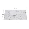 HPL (High Pressure Laminated) Επιφάνεια Τραπεζιού Απόχρωση White Marble, UV 60x80cm/12mm