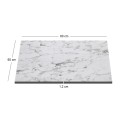 HPL Table Top 60x80cm/12mm White Marble (UV)