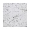 HPL (High Pressure Laminated) Επιφάνεια Τραπεζιού Απόχρωση White Marble, UV 80x80cm/12mm