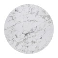 HPL Table Top D.120cm/12mm White Marble (UV)