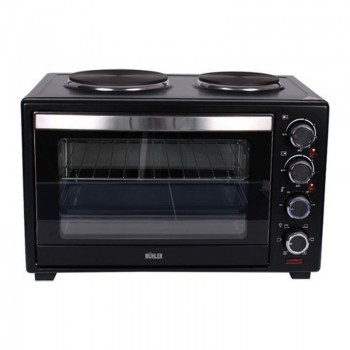 Ηλεκτρικό Φουρνάκι Μαύρο 1600W 48lt Muhler MN-4809 χρώμα μαύρο