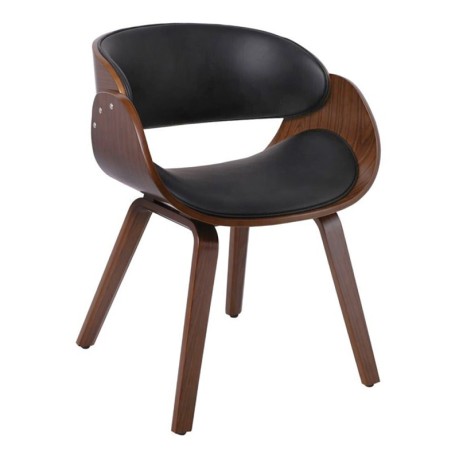 JOY Armchair-Pro Walnut/Pu Black