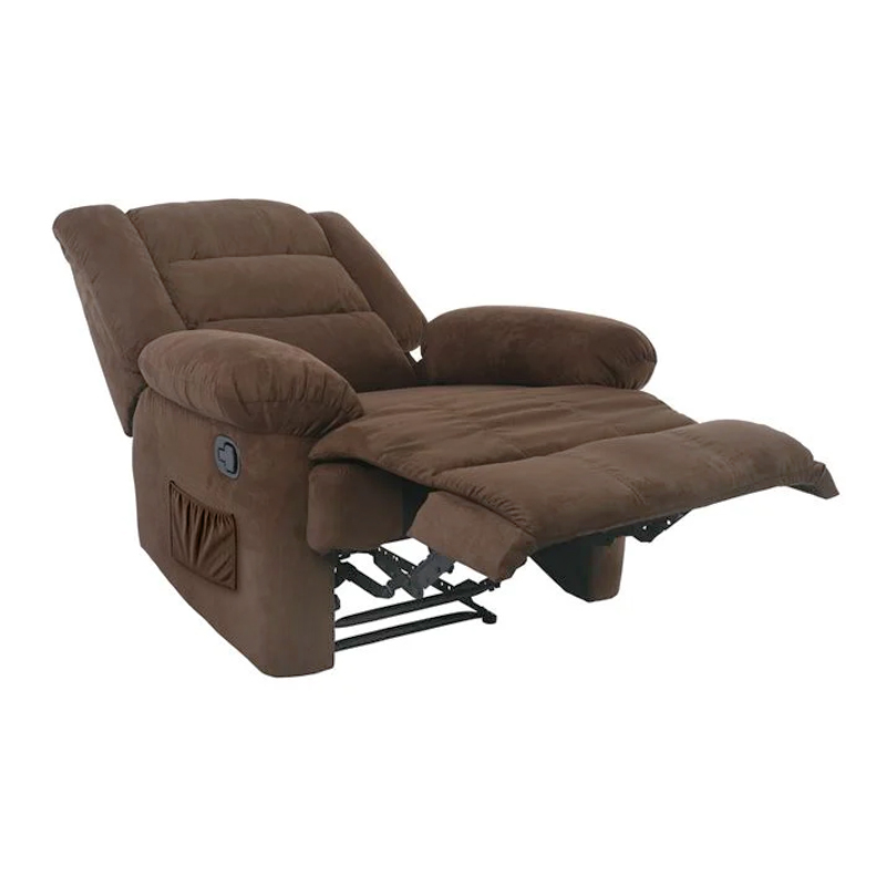 JULIA Massage-Relax Armchair, Fabric Brown