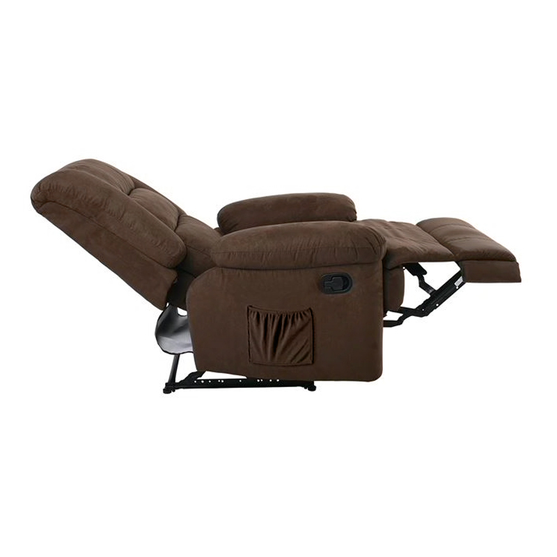 JULIA Massage-Relax Armchair, Fabric Brown