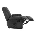 JULIA Massage-Relax Armchair, Fabric Black