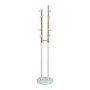 NORDIC DUO Hanger - Coat Stand Steel White/Natural