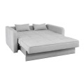 CAMAL Sofa-Bed with Storage 2-Seater / Fabric Light Grey