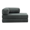 Καναπές - κρεβάτι Comfort Megapap διθέσιος υφασμάτινος χρώμα μέντα 140x95x75εκ.