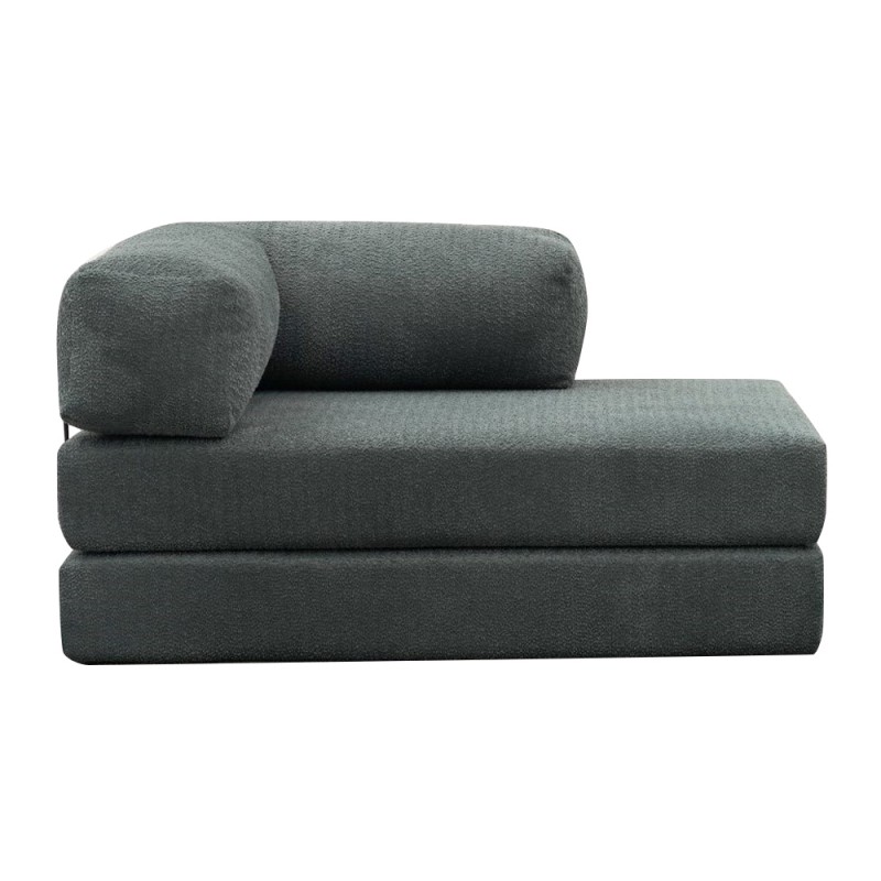 Καναπές - κρεβάτι Comfort Megapap διθέσιος υφασμάτινος χρώμα μέντα 140x95x75εκ.