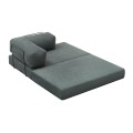 Καναπές - κρεβάτι Comfort Megapap διθέσιος υφασμάτινος χρώμα μέντα 140x95x75εκ.