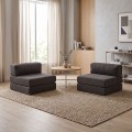 Καναπές - κρεβάτι Comfort Megapap τριθέσιος υφασμάτινος χρώμα ανθρακί 190x95x75εκ.