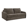 LESTER Sofabed Dark Brown Fabric