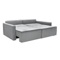 LIDRA Sofa-Bed 3-Seater / Fabric Grey