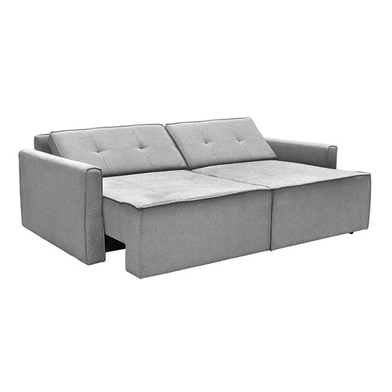 LIDRA Sofa-Bed 3-Seater / Fabric Grey