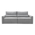 LIDRA Sofa-Bed 3-Seater / Fabric Grey