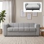 NORRIS Sofabed Water Repellent Fabric Light Grey
