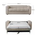 NORRIS Sofabed Water Repellent Fabric Beige