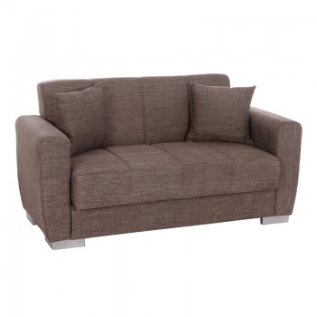 ΚΑΝΑΠΕΣ ΚΡΕΒΑΤΙ POLYA ΔΙΘΕΣΙΟΣ ΚΑΦΕ HM3241.02 153x87x77 εκ.
