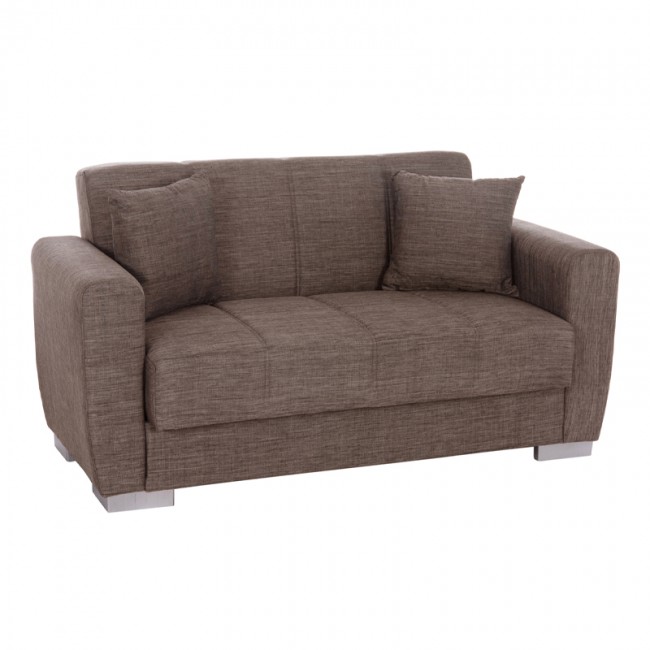 ΚΑΝΑΠΕΣ ΚΡΕΒΑΤΙ POLYA ΔΙΘΕΣΙΟΣ ΚΑΦΕ HM3241.02 153x87x77 εκ.