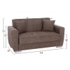 ΚΑΝΑΠΕΣ ΚΡΕΒΑΤΙ POLYA ΔΙΘΕΣΙΟΣ ΚΑΦΕ HM3241.02 153x87x77 εκ.