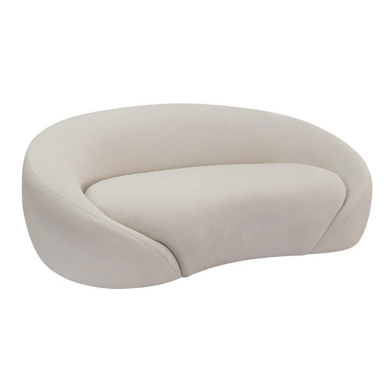 RAMON 2-Seater Sofa Ecru Fabric